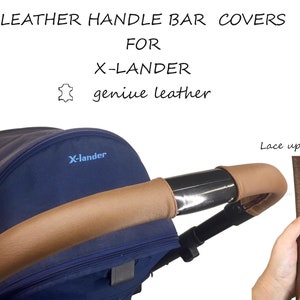 X-Lander Kinderwagen Leder Henkelbezug