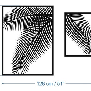Palm Tree Art, Metal Wall Decor, Palm Leaf, Florida Wall Art, Beach Art ...