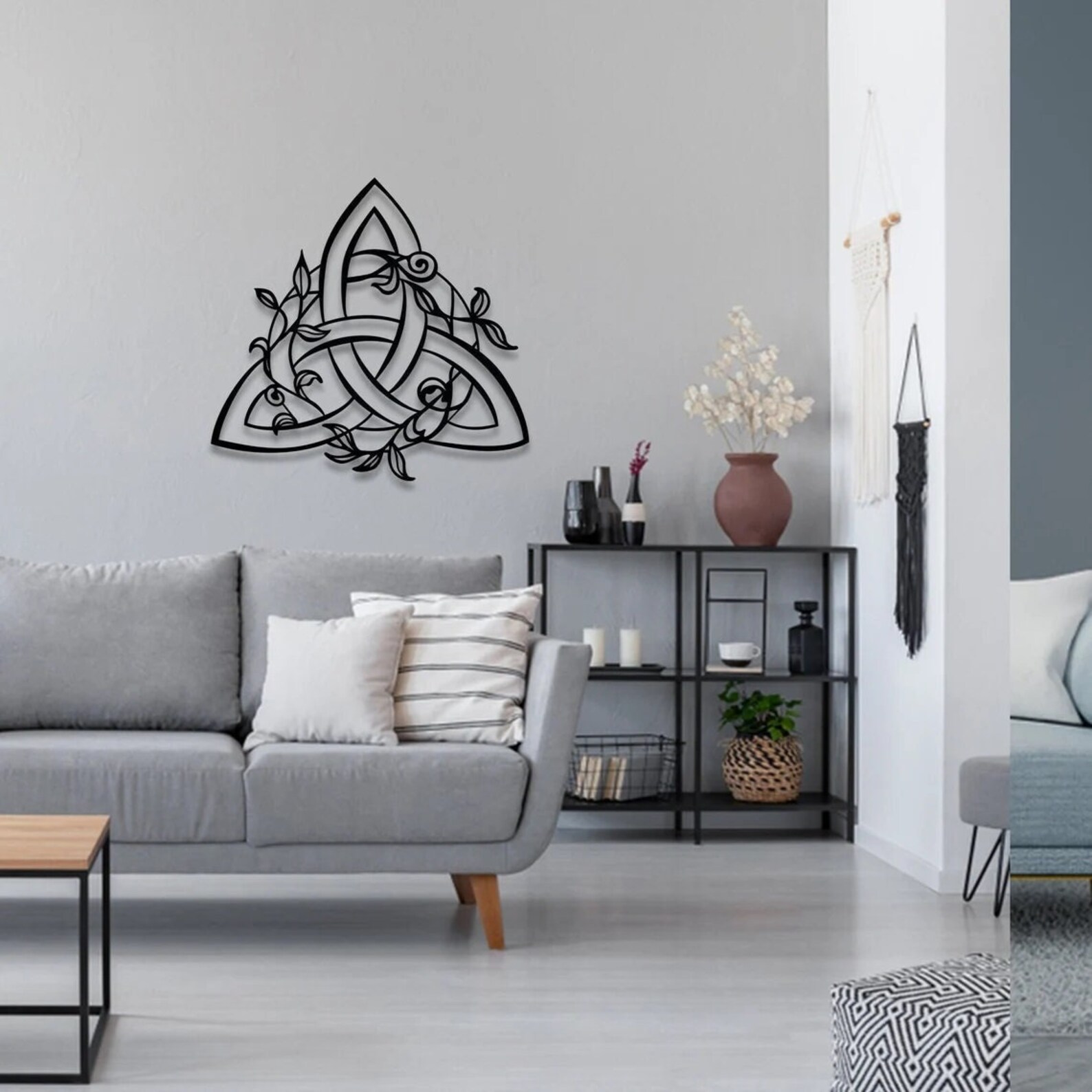 Celtic Knot Metal Wall Art Custom Metal Sign Custom Metal Etsy