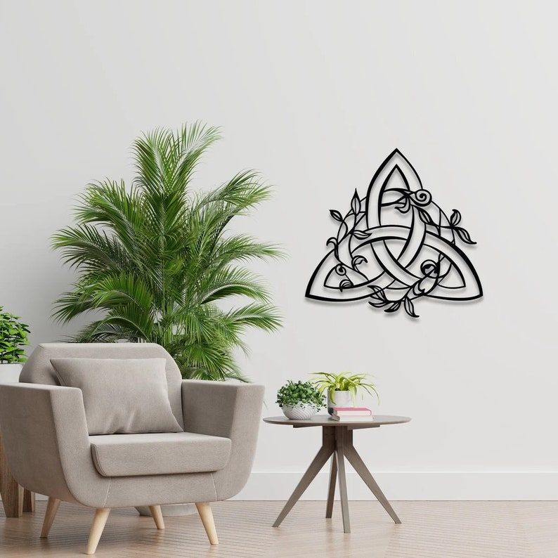 Celtic Knot Metal Wall Art Custom Metal Sign Custom Metal Etsy