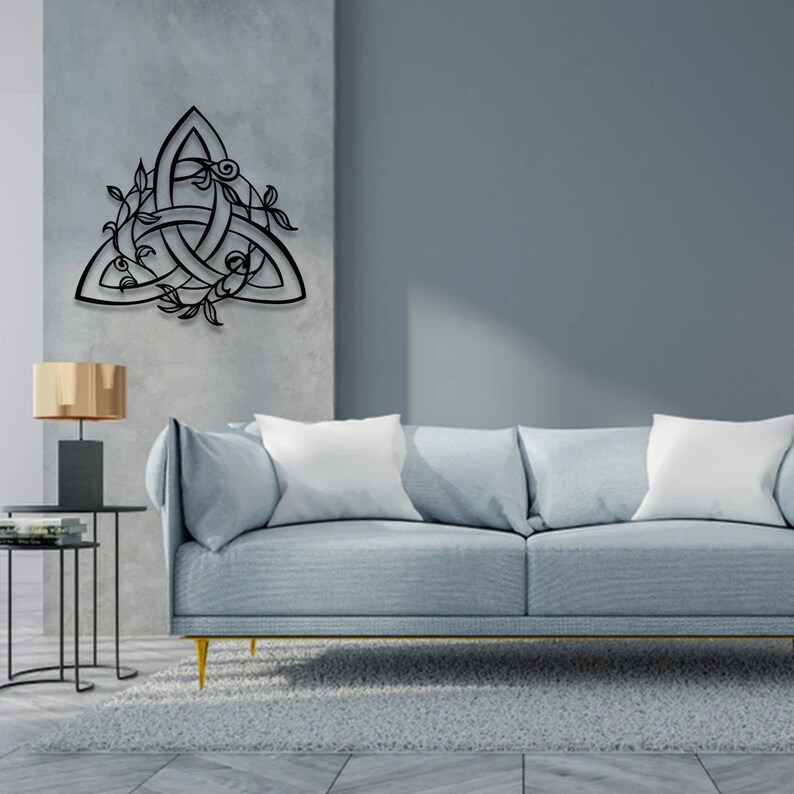 Celtic Knot Metal Wall Art Custom Metal Sign Custom Metal Etsy