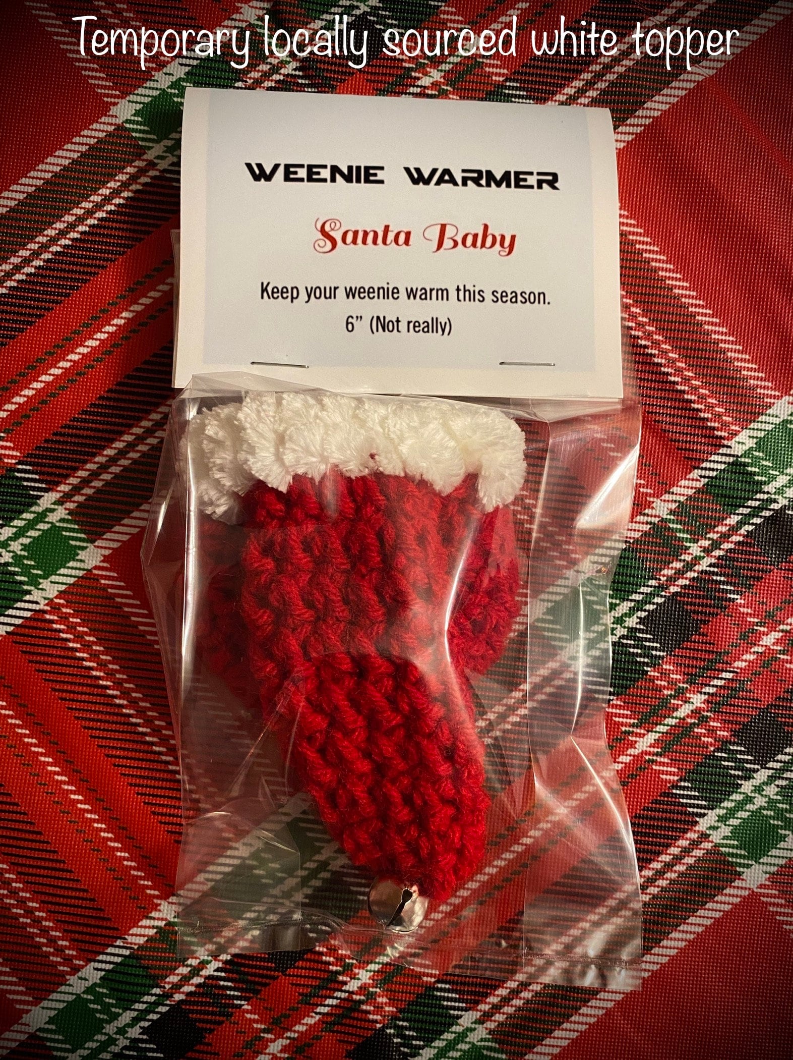 Weenie Warmer- Aesthetic Gag Gift Santa Baby Edition