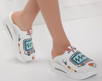 cute nursing clogs