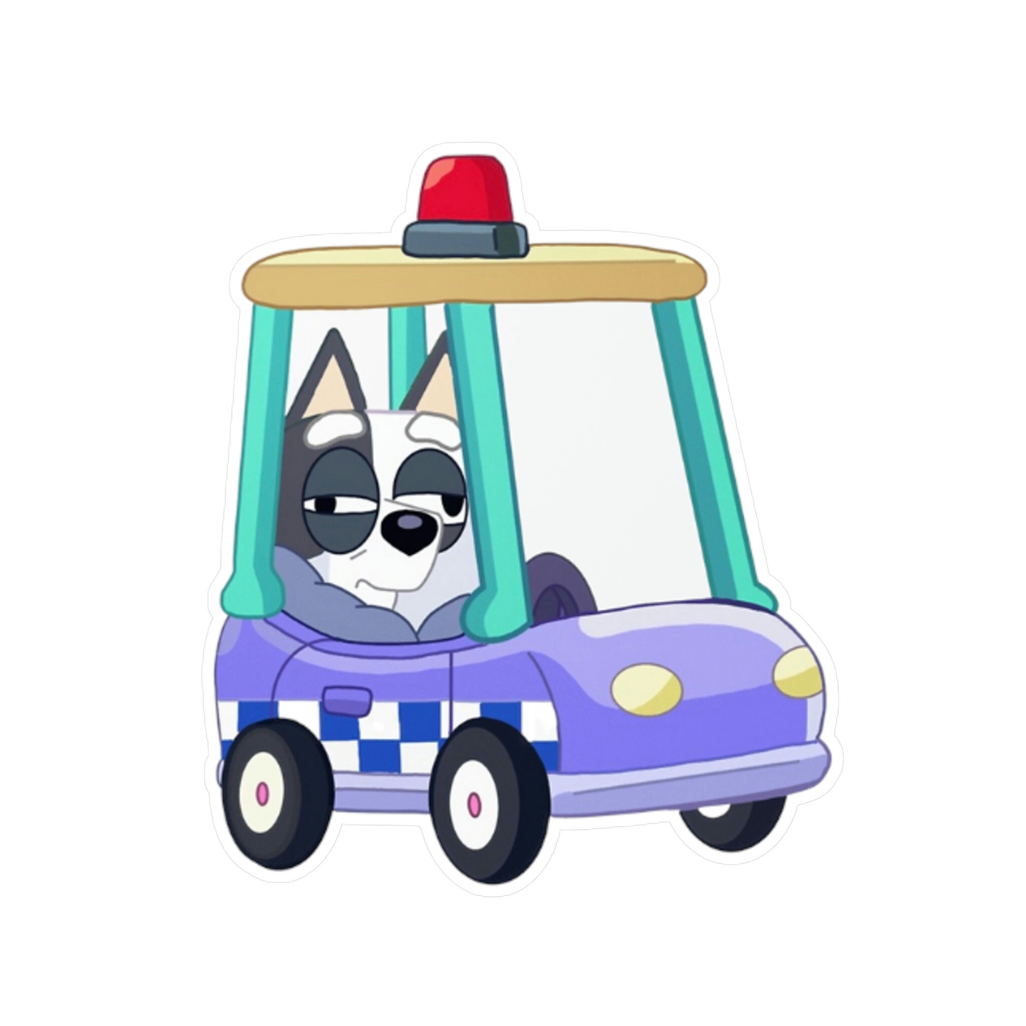 Bluey Muffin Kisscut Vinyl Sticker Decals Etsy