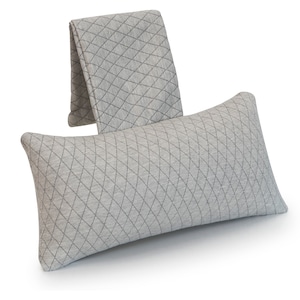 Cushion with weight attachable for wedges and sofas color checkered gray washable cover zdjęcie 5