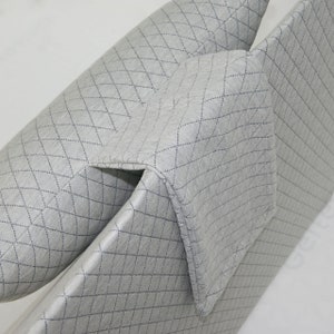 Cushion with weight attachable for wedges and sofas color checkered gray washable cover zdjęcie 4