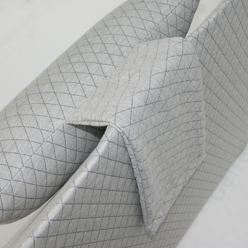 Kissen aus granuliertem zertifizierten Schaumstoff ideal für Keile, Sessel und Sofas Farbe grau Bild 4
