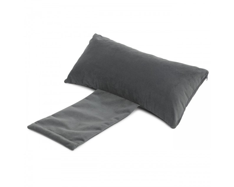 Kissen aus granuliertem zertifizierten Schaumstoff ideal für Keile, Sessel und Sofas Farbe grau Bild 1