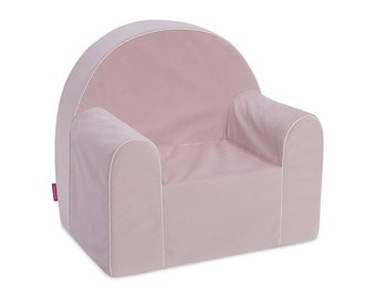 Hellrosa Sitzfläche für Kinder - Schwamm Design - Das perfekte Möbelstück für ein Kinderzimmer - von 2 bis 6 Jahren