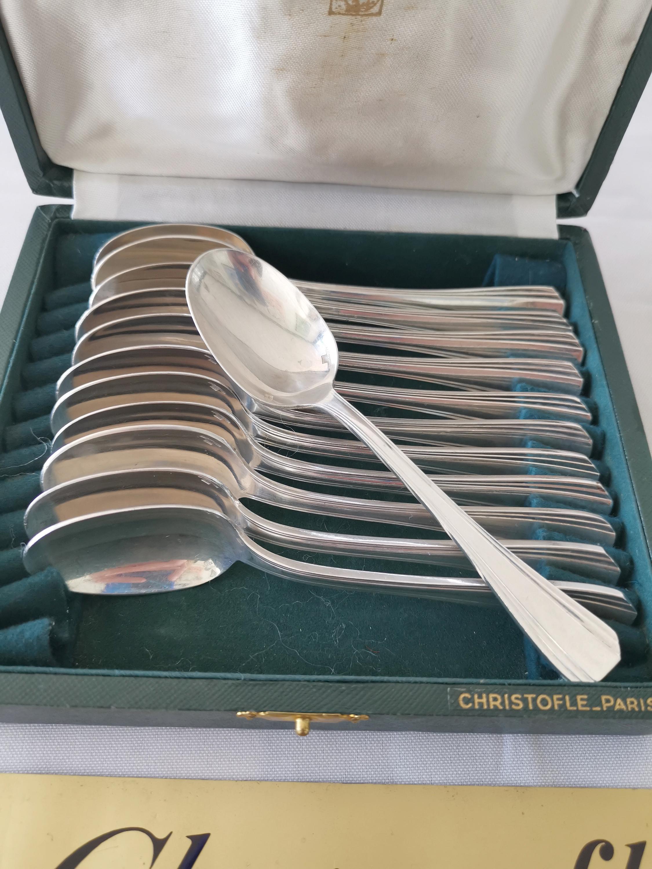 希少 美品 クリストフル ポンパドール ケーキフォーク コーヒースプーン 12点 希少 美品 クリストフル ポンパドール ケーキフォーク コーヒー