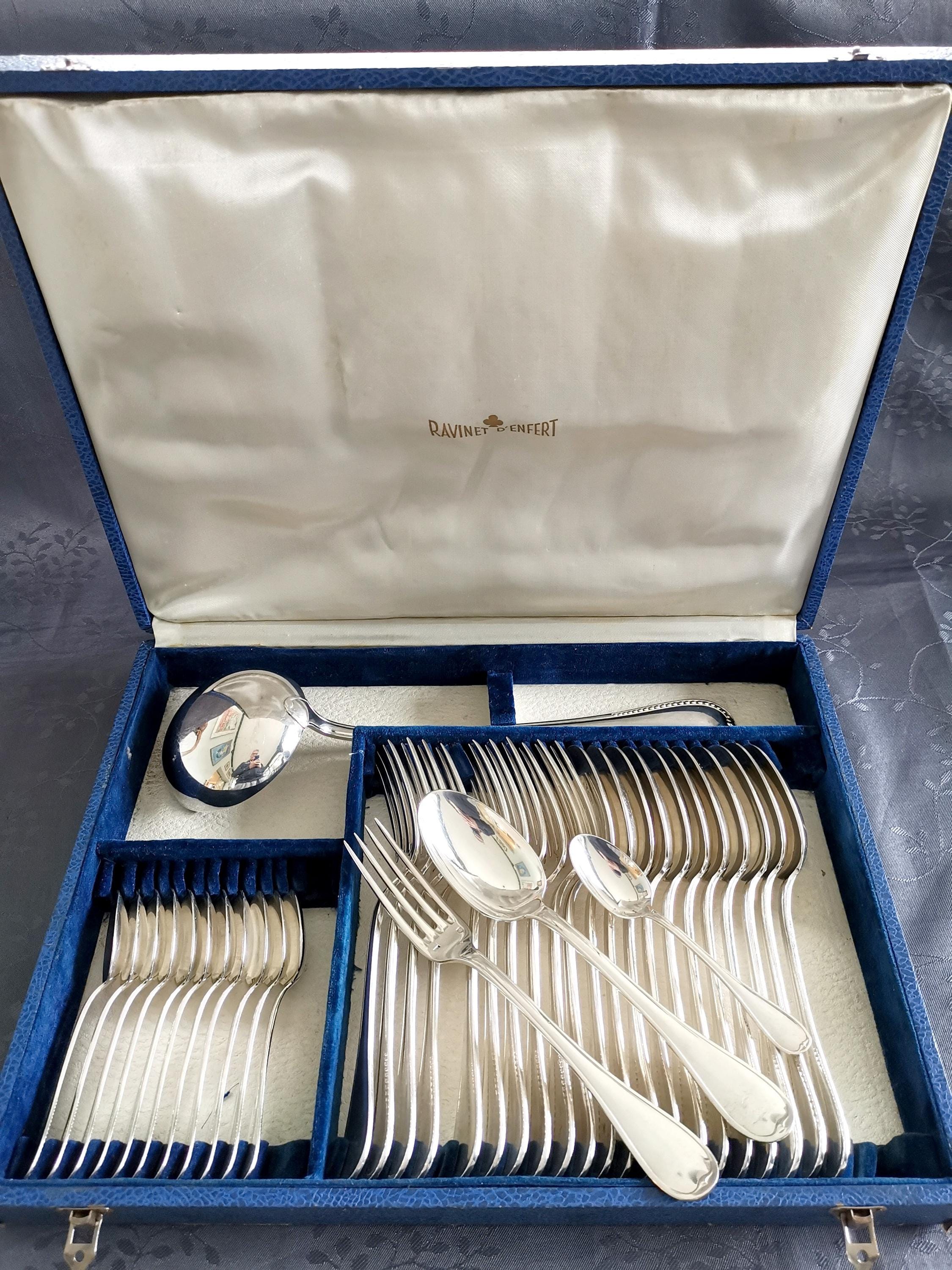 Antique Ravinet d’Enfert France Silverplate Serving Pieces 1900’s