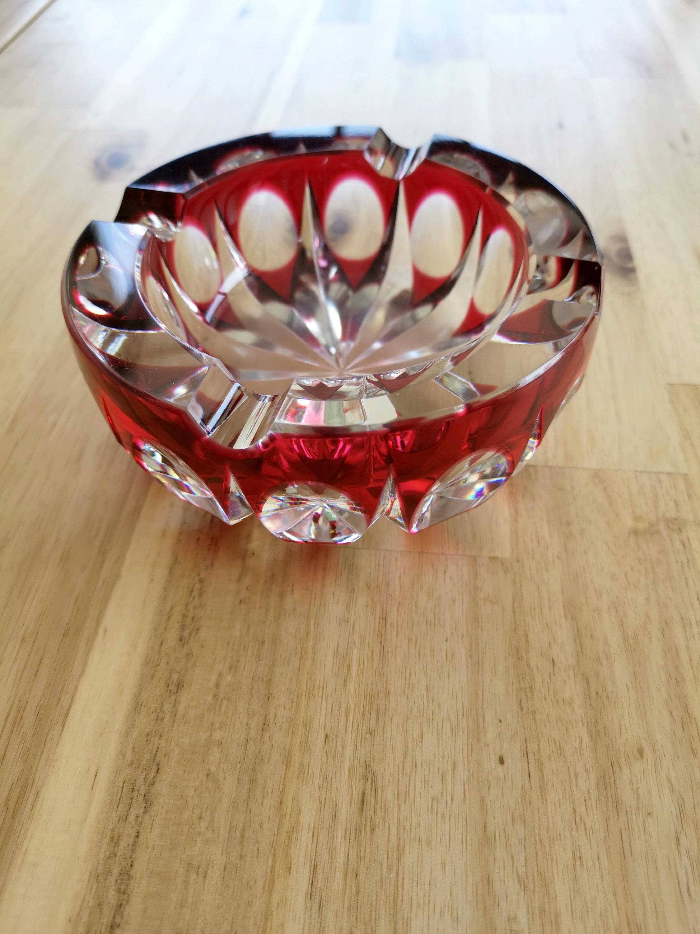 saint Louis サンルイ　クリスタル灰皿 Saint louis vase - Etsy 日本
