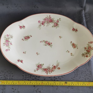 Limoges large porcelain dish