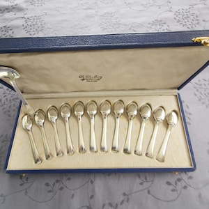 フランス製 純銀デミタススプーン 12本セット ミネルヴァ French