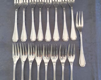 8 fourchettes orfèvre Ercuis | Selency