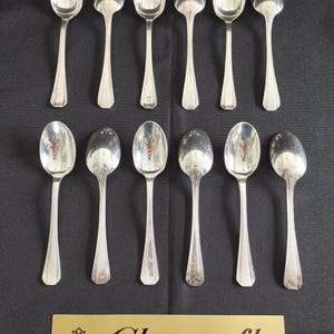 12 Cuillères à Soupe Christofle Boréal – Métal Argenté – Occasion état Correct