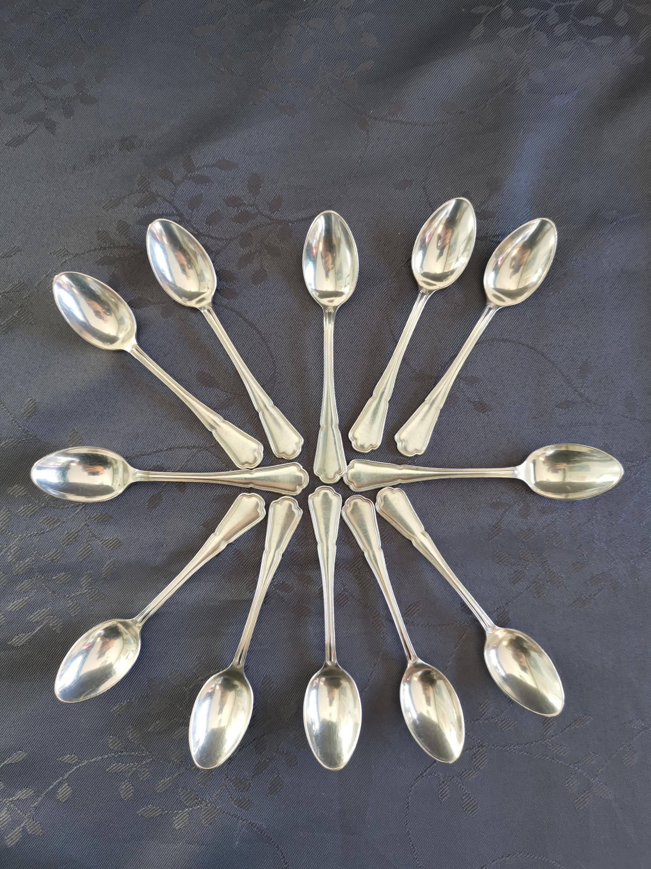 Ménagère 6 fourchettes 6 cuillères 6 petites cuillères REED & BARTON métal argenté - Arts de la table