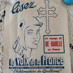 original poster of General de Gaulle n3