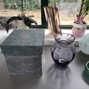 Saint Louis crystal vase Melteme model in its box perfect condition