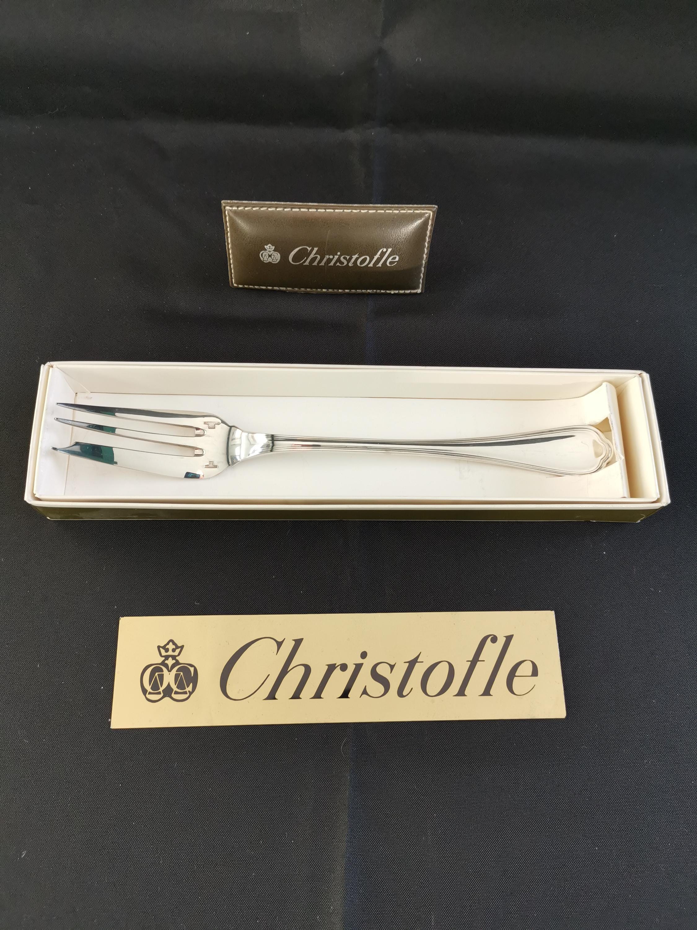 Lot De 6 Fourchettes Christofle – Métal Argenté – Occasion – Set De Table