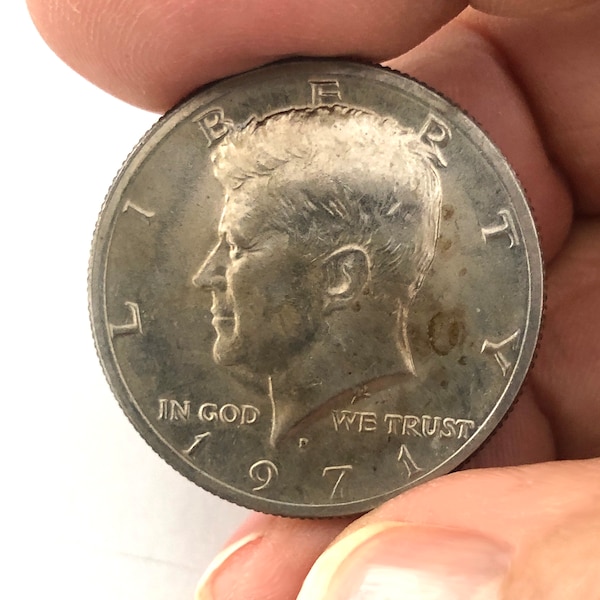 Sammlermünze, Half Dollar John F. Kennedy 1971 D