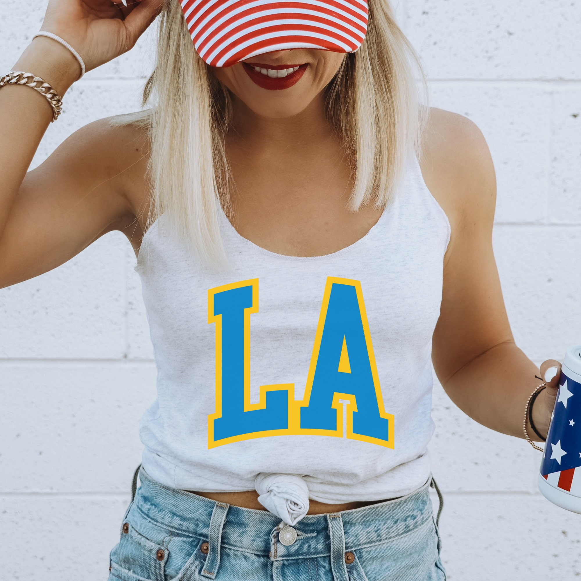 replica la chargers jersey tank top