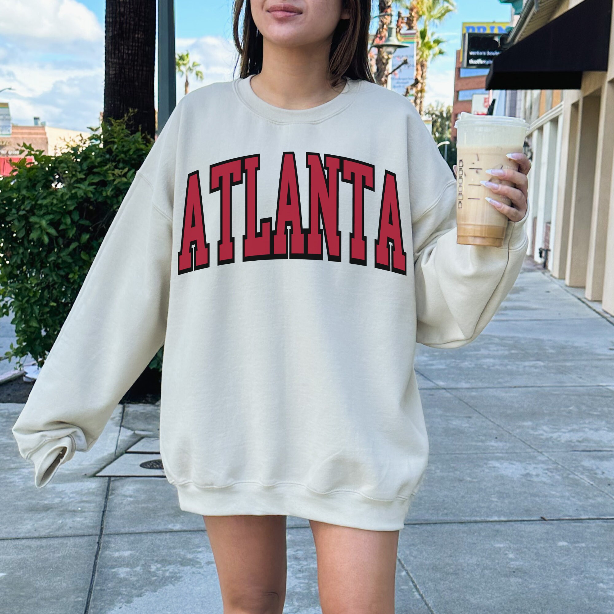 Atlanta Football Sweatshirt Falcons Shirt Atlanta Football 