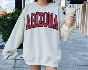 Arizona Football Sweatshirt Cardinals Shirt Arizona Football Crewneck Retro  Cardinals Gift Vintage Arizona Shirt Cardinals Gift Arizona Fan