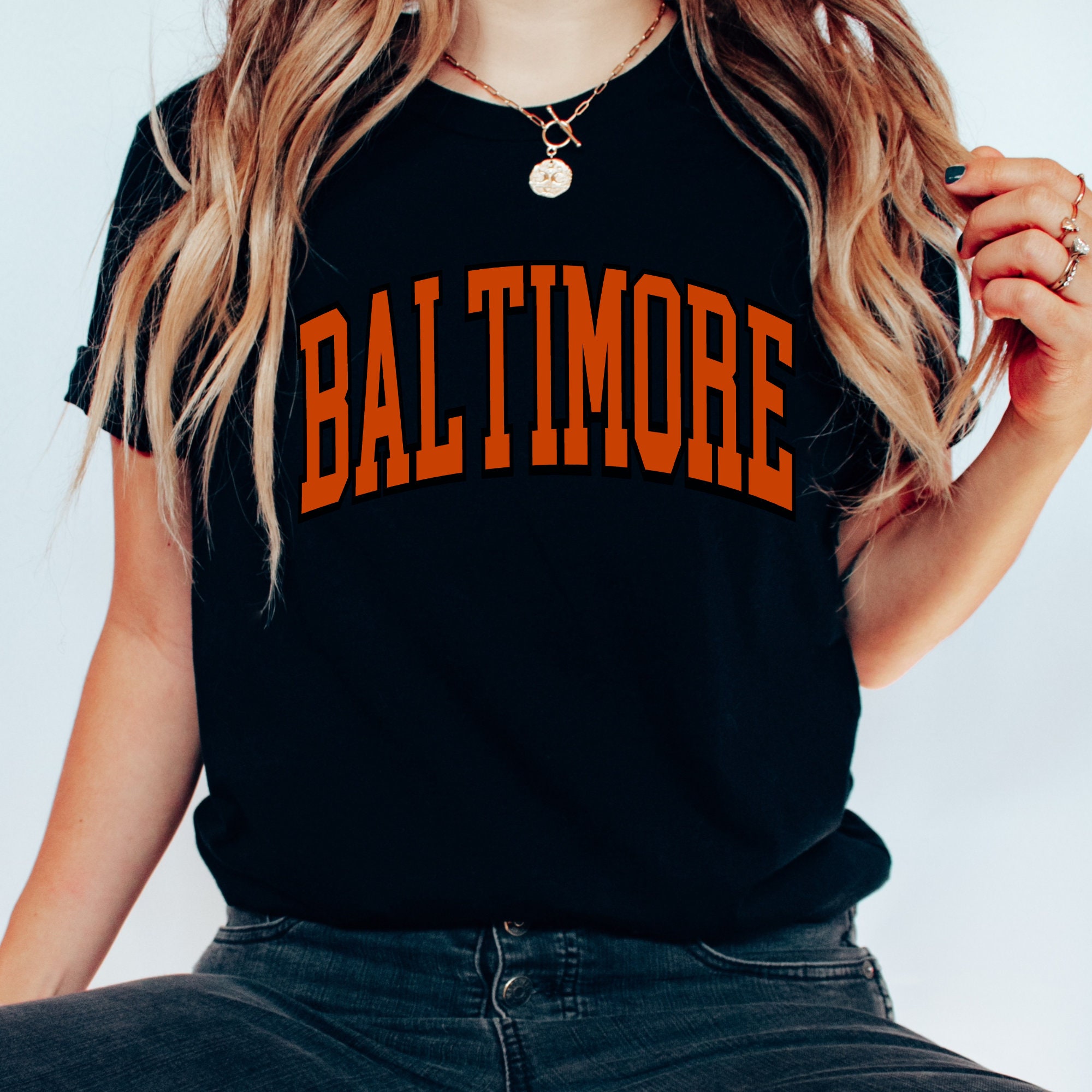 Baltimore Ravens Shirt Orioles Jackson Adley Rutschman Skyline