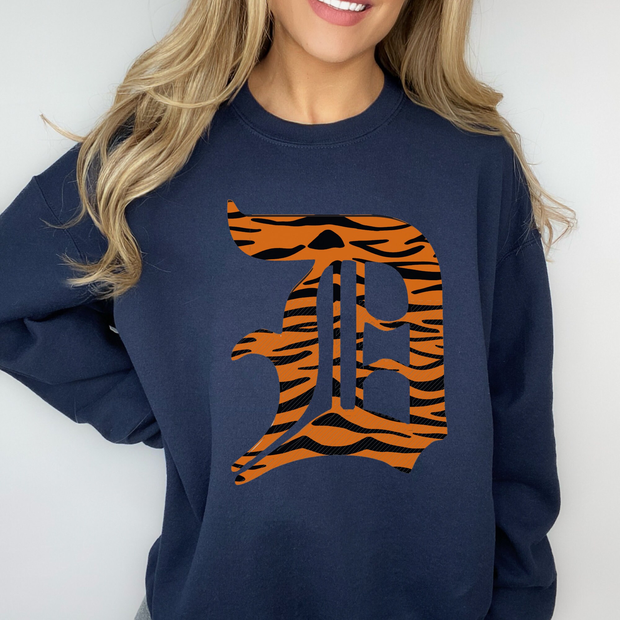 Detroit Tigers Sweatshirt - Etsy UK