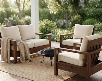 Silla moderna para exterior: plan de bricolaje