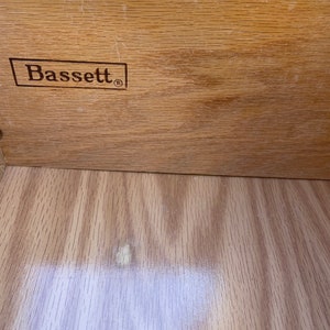 Vintage Bassett Cane/Bamboo Triple Dresser free shipping image 7