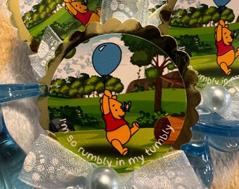 Cute Winnie the Pooh Baby Shower Pacifiers Necklaces/Party Favors/Gifts/Decorations for Boys & Girls