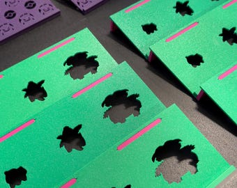 Pokemon Card Display Stand | Raw & Graded Slab Holder | PSA CGC BGS Compatible |  Vendor Display | Card Show Setup