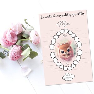 Baby souvenir poster my little quenottes
