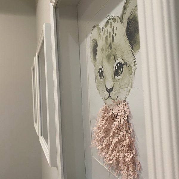 Safari Animal Nursery Wall Art - Restoration Hardware Replica