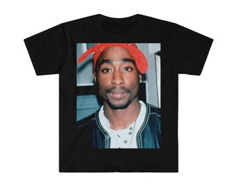 Vintage 2pac Shakur T-Shirt - Retro Hip-Hop Music Tee - Unisex Streetwear