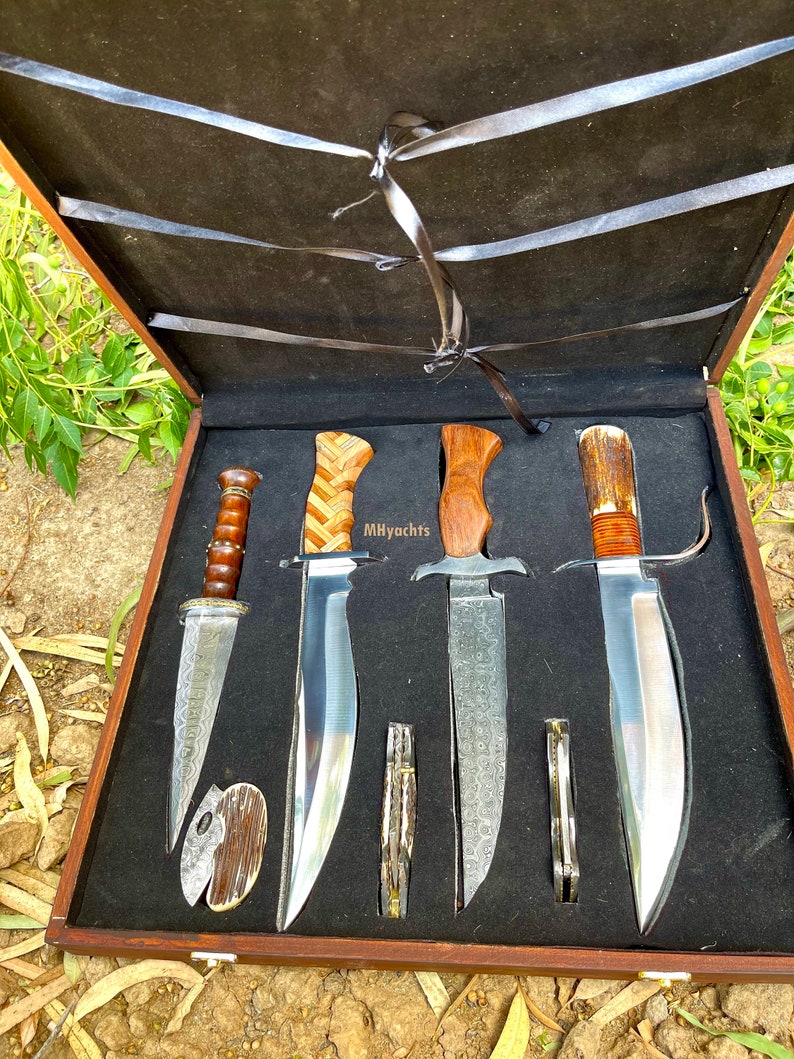 Blacksmith Knife Unique Knife Collector Box Hand in Etsy