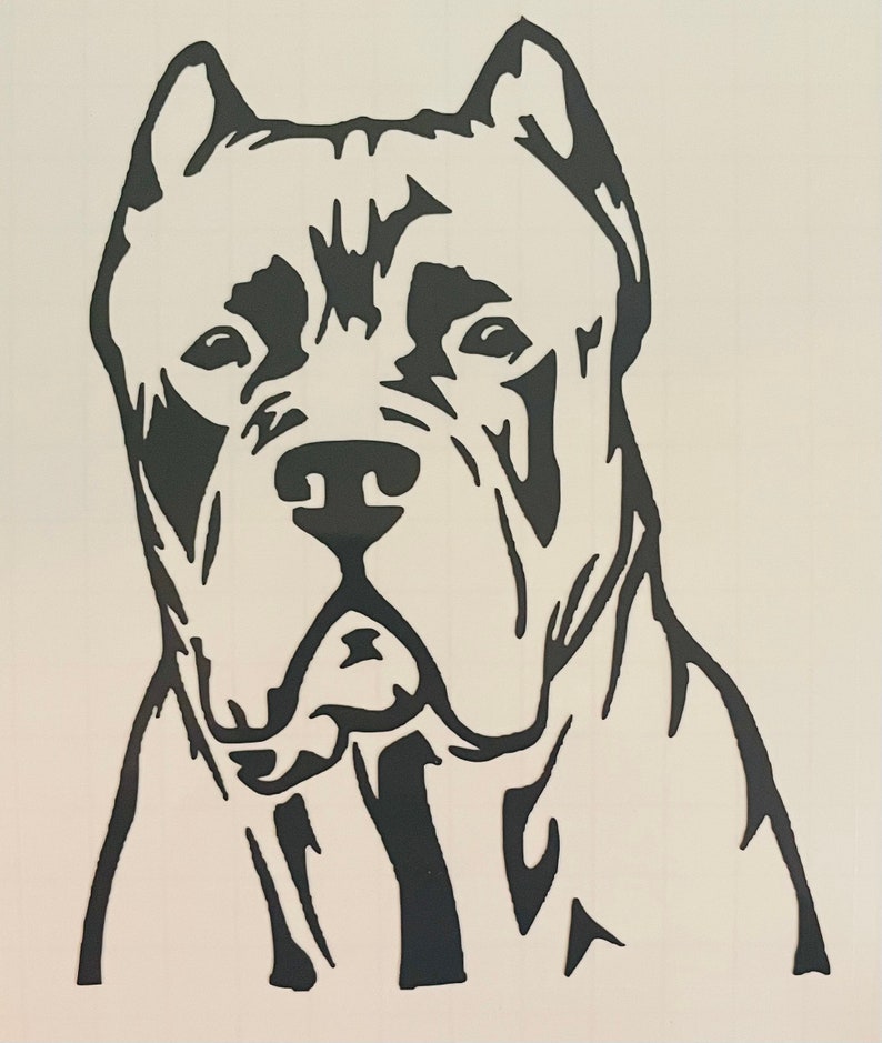 Cane Corso Dog Car Decal Car Decals Truck Decals Tumbler Etsy