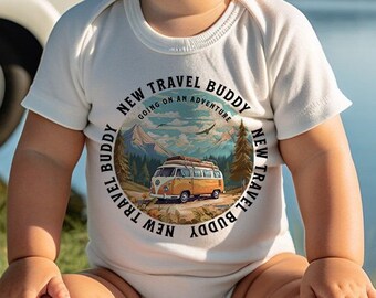 New Travel Buddy  Baby Body | camping bodysuit onesie travel reisen