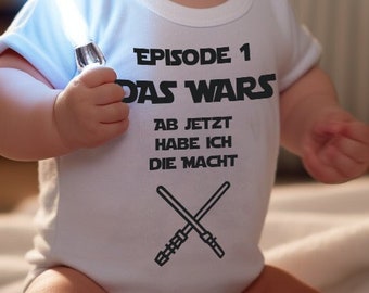 Das wars - das perfekte Geschenk für kleine Jedi  | Baby Body Papa | star wars bodysuit onesie starwars