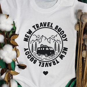 New Travel Buddy Baby Body camping bodysuit onesie travel reisen zdjęcie 3