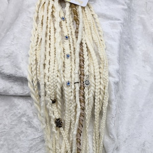 Stunning Light Blonde Braid/Dread Extensions
