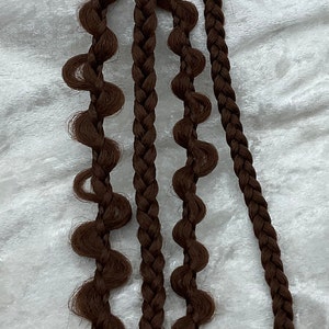 Braided clip in hair extensions