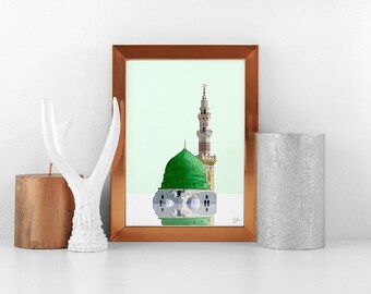 Mystical Madina art print - A4
