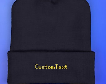 Gorro OSRS Bordado com Texto Personalizado - Presente e Produtos Personalizados OSRS com Nome Personalizado