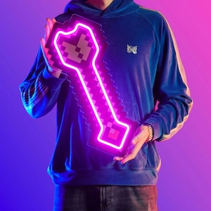 Runescape Protect from Missiles Prayer Neon LED Sign Acrylic Sign | Osrs Merch Gift for HIM/HER | Old School Runescape Neon Wall Art