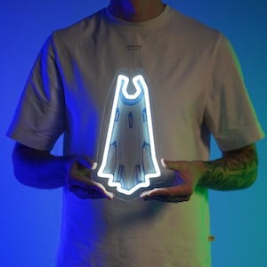 Runescape Mythical Max Cape LED Neon Sign | Old School Runescape Wall Art Decor for OSRS fans | OSR & Runescape 3 Merch Gift