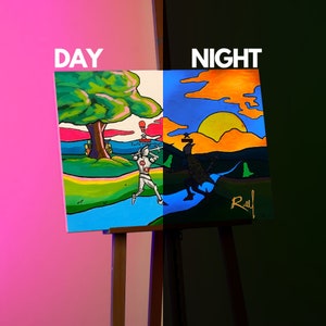 OSRS Glowing Painting & Poster, Print On Canvas - Old School RuneScape Wall Art Decor. OSR Birthday, Christmas Boyfriend Gift, Merch