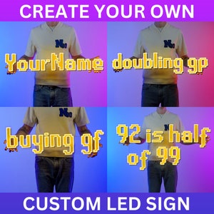 Custom OSRS/Runescape 3 Text Neon LED Acrylic Sign | Oldschool Runescape Light Gift | OSR Merch | Old School Runescape Neon Wall Art Decor